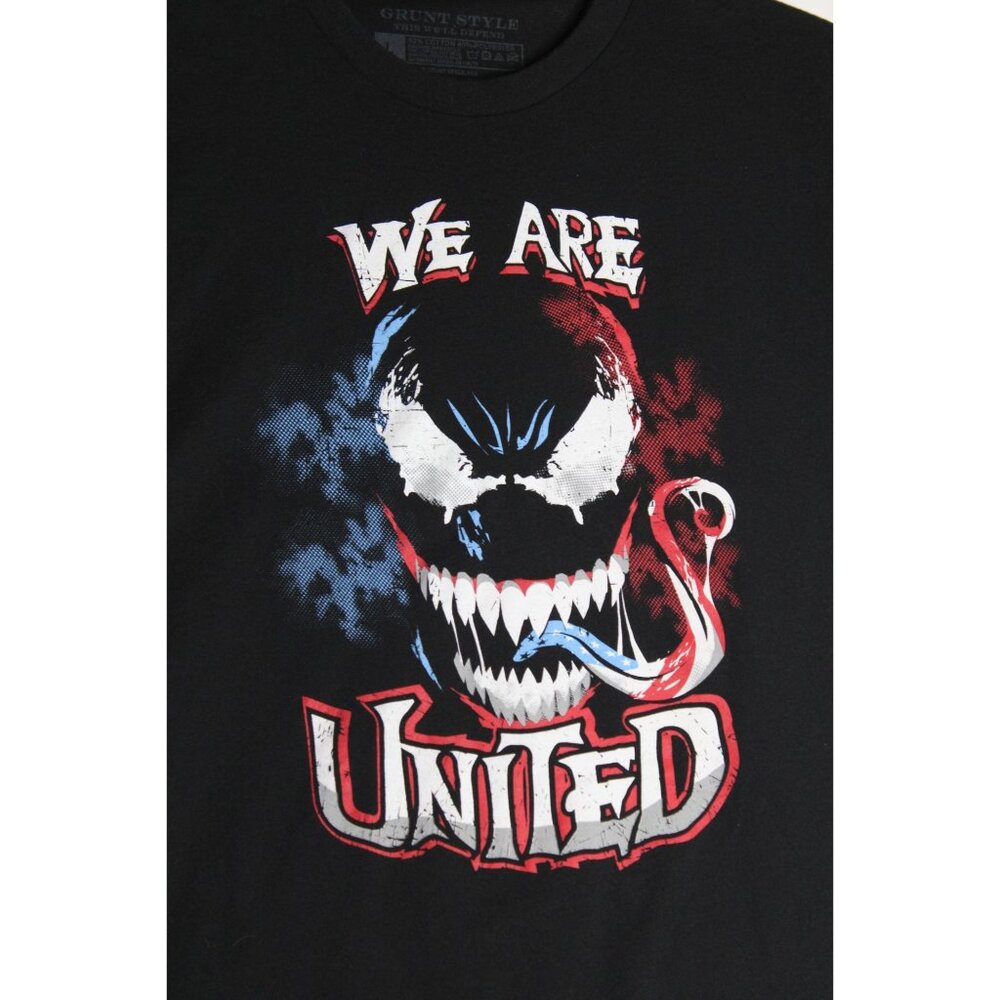 Grunt Style Black Venom We Are United Tee Shirt Kids Large